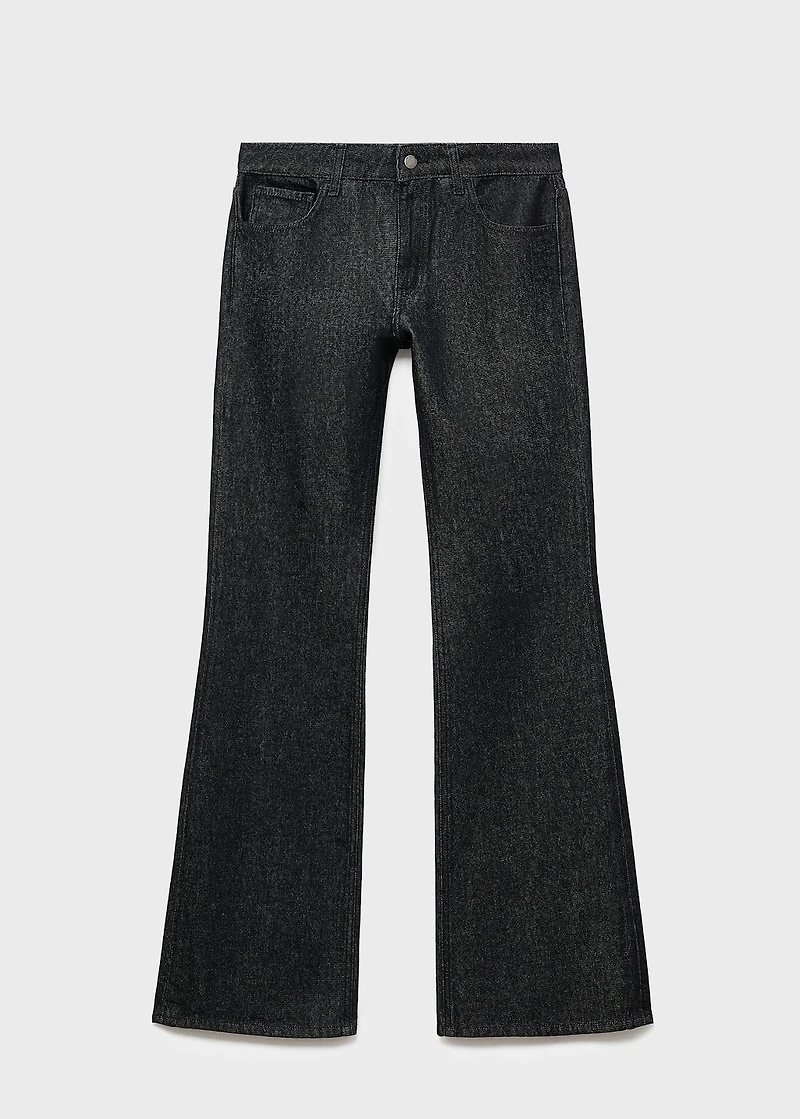Straight low-waist jeans