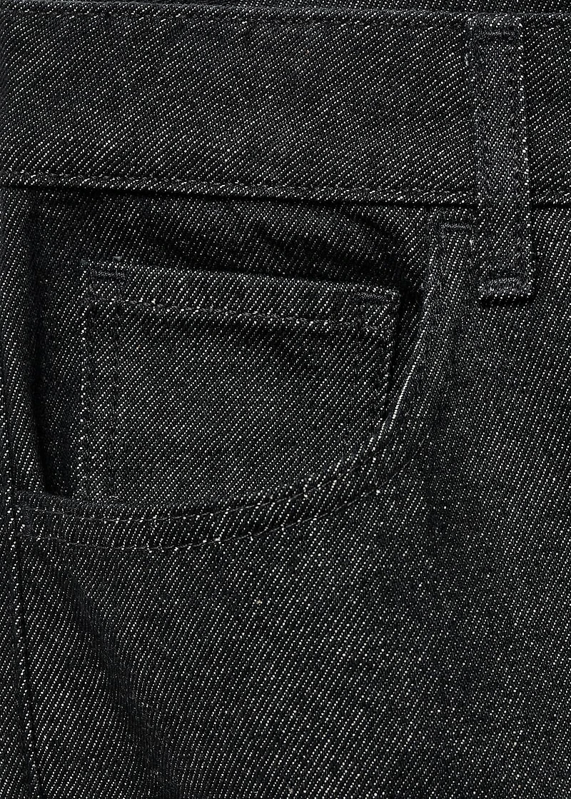 Straight low-waist jeans
