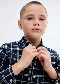 Cotton checked shirt