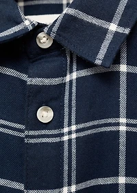 Cotton checked shirt