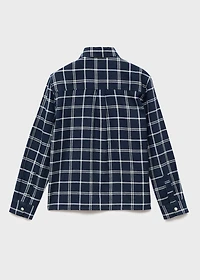 Cotton checked shirt