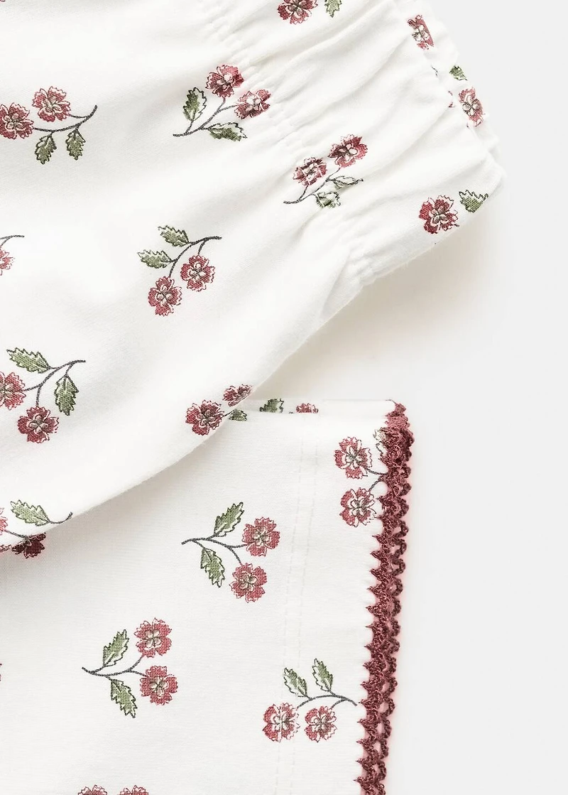 Printed long pyjamas