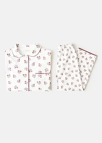 Printed long pyjamas
