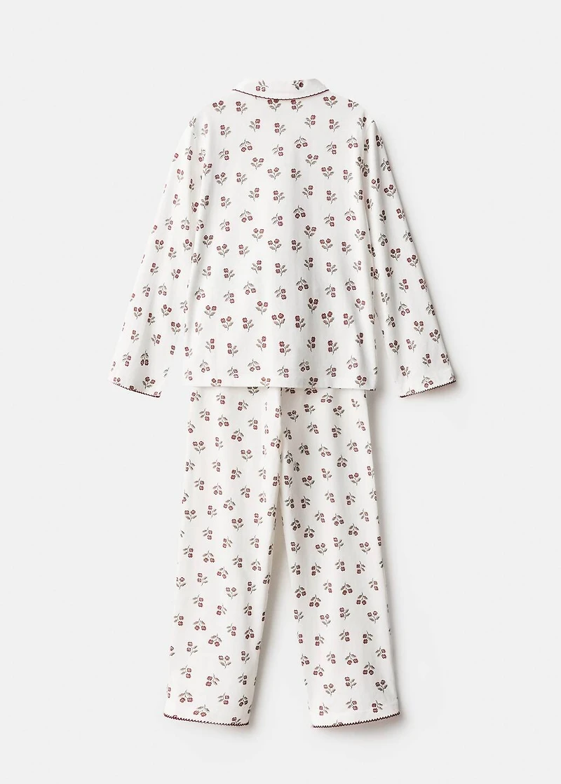 Printed long pyjamas