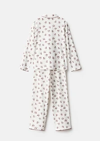 Printed long pyjamas