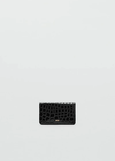 Small croc wallet