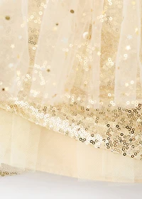 Sequins tulle skirt