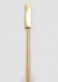 Skinny metal belt