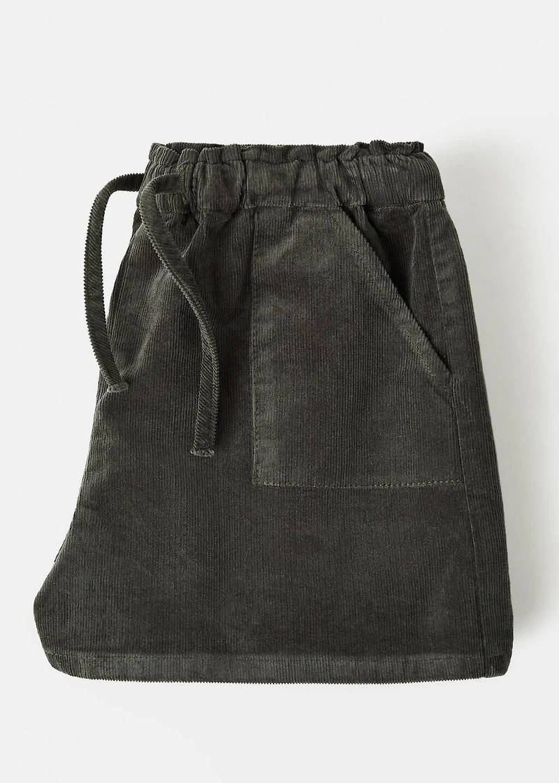 Slouchy corduroy shorts