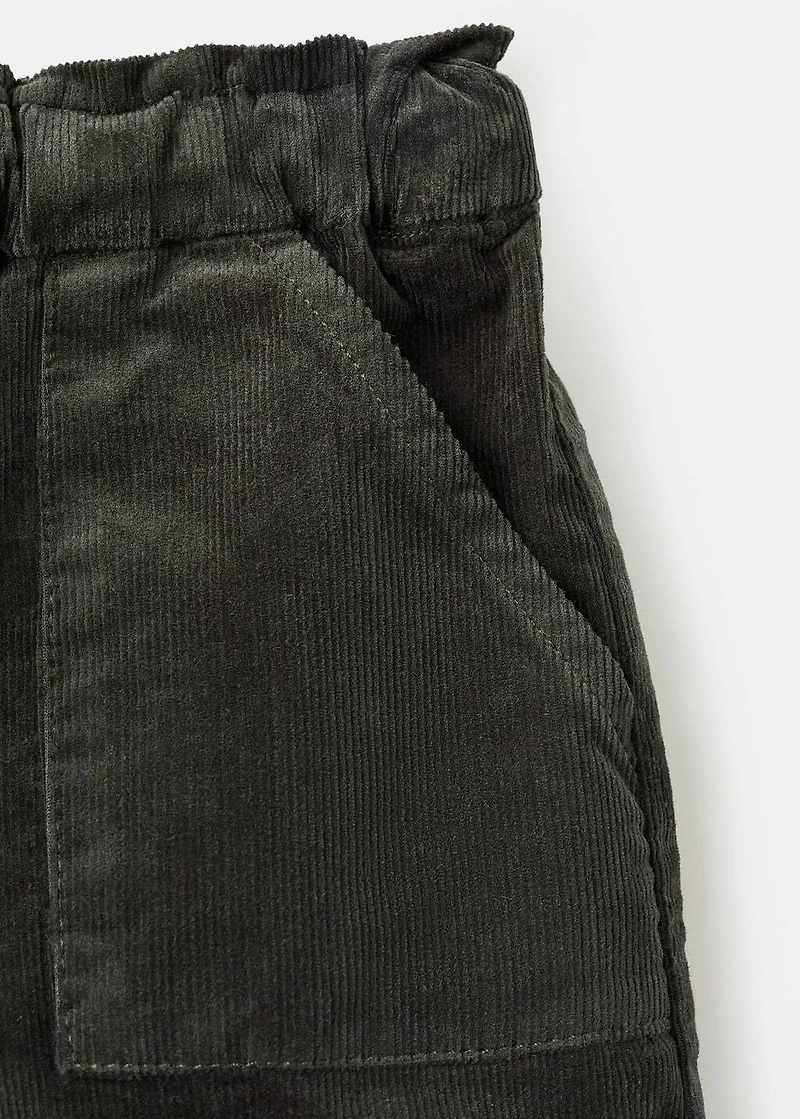 Slouchy corduroy shorts