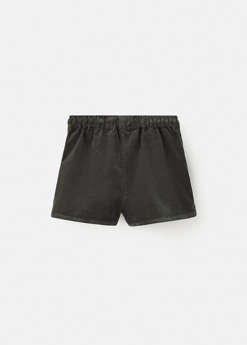 Slouchy corduroy shorts