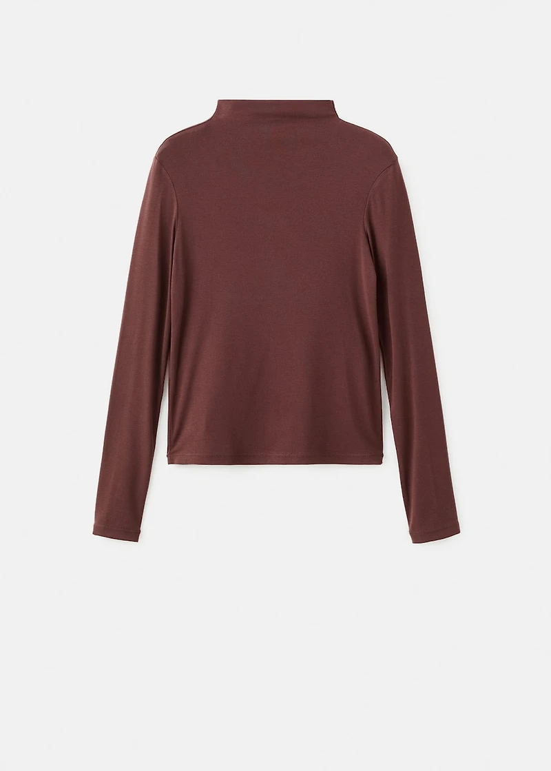Turtleneck T-shirt
