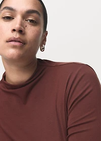 Turtleneck T-shirt