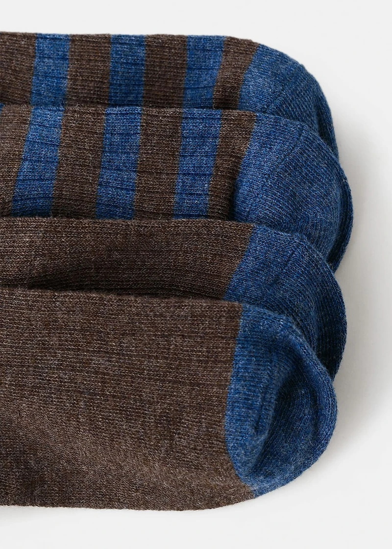 2 pack patterned socks