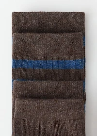 2 pack patterned socks