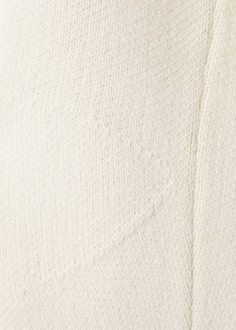 Knitted jacket with zip