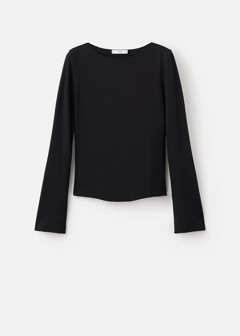 Boat neck t-shirt