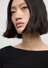 Boat neck t-shirt