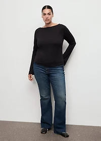 Boat neck t-shirt