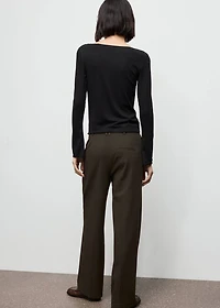 Boat neck t-shirt