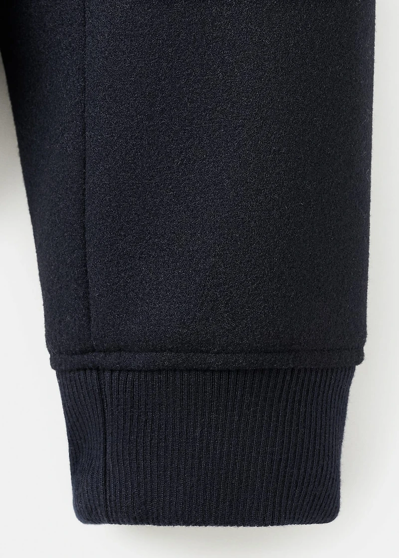 Zip textured jacket
