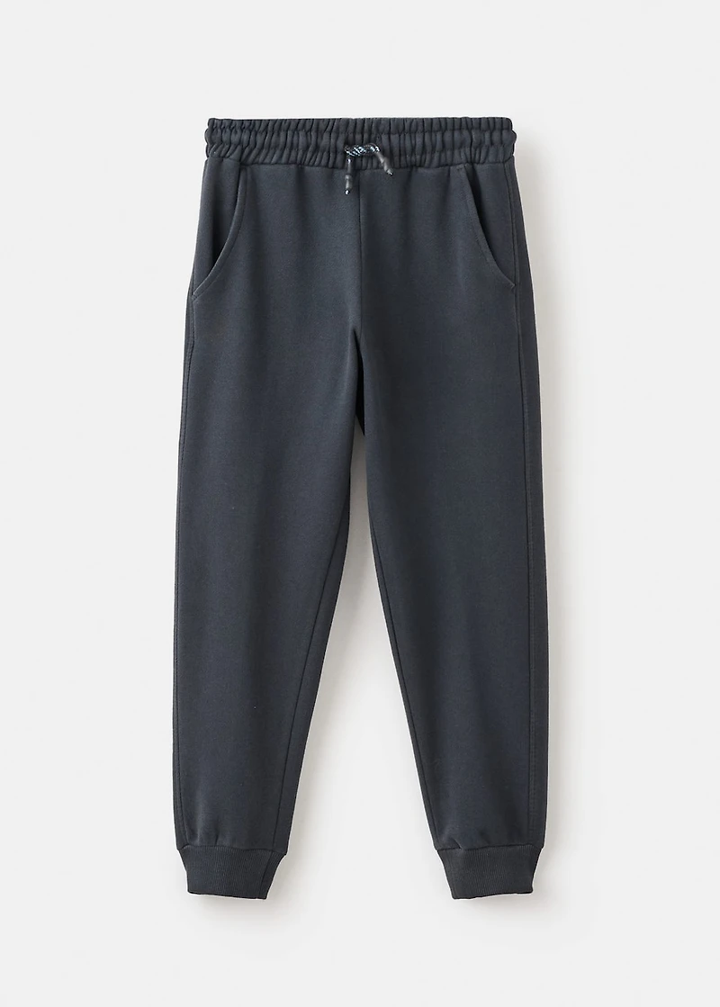 Cotton drawstring joggers