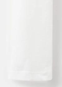 Asymmetric cotton T-shirt