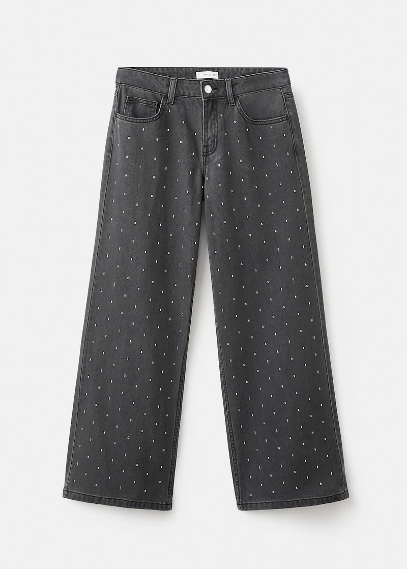 Crystal strass jeans