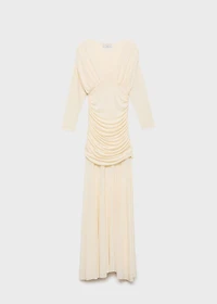 Long draped dress