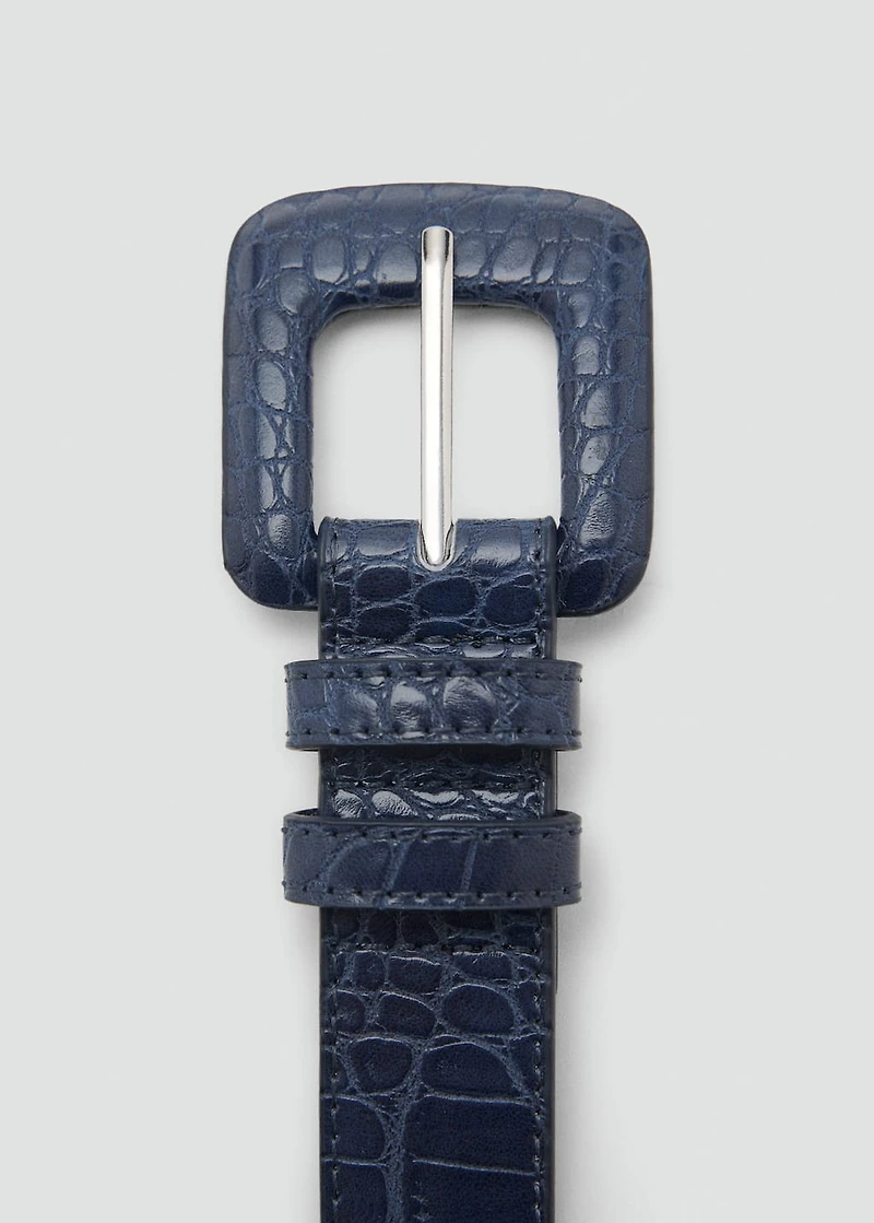 Crocodile-effect belt