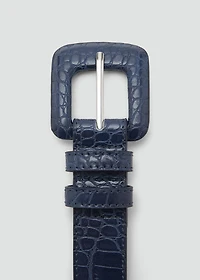 Crocodile-effect belt