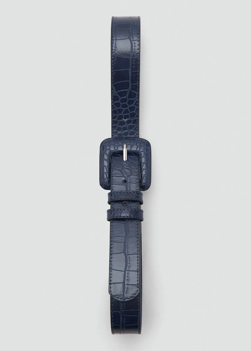 Crocodile-effect belt