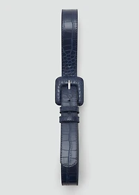 Crocodile-effect belt