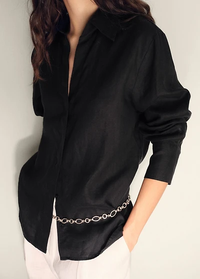 Linen oversized shirt