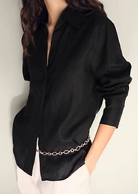 Linen oversized shirt