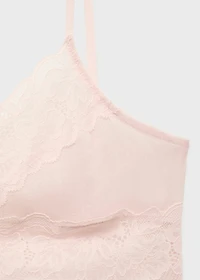 Lace crop top