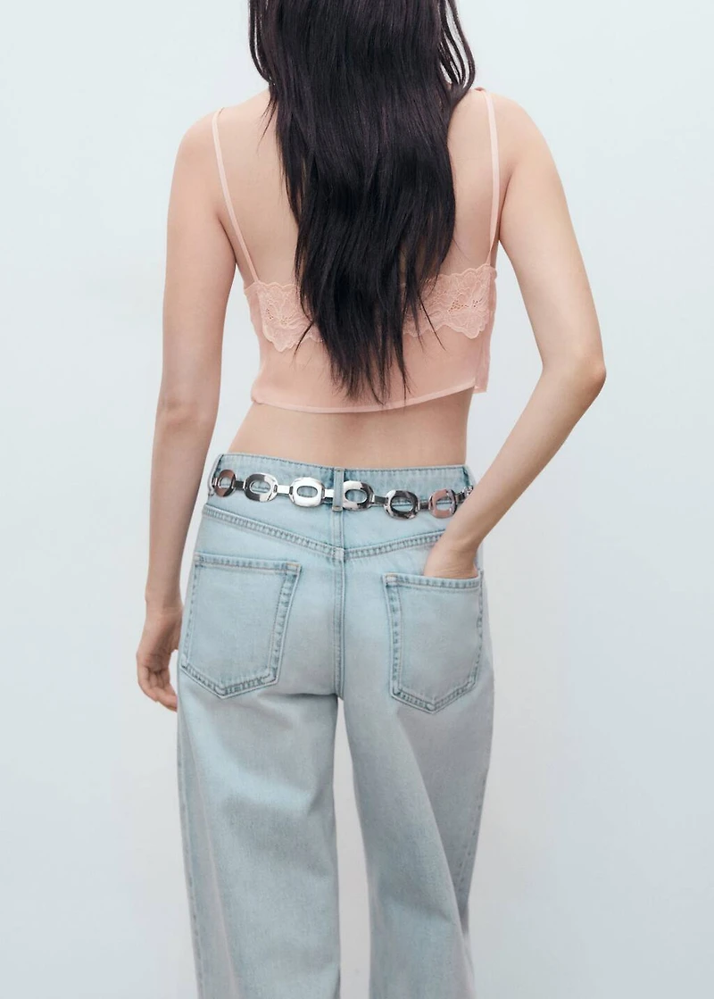 Lace crop top