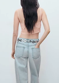 Lace crop top