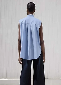 Tie-neck blouse
