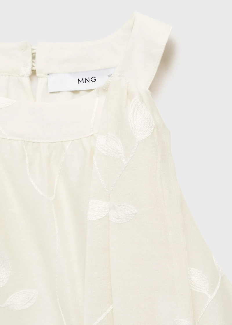 Halter-neck top with knot detail