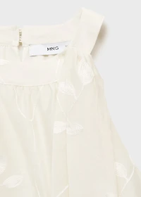 Halter-neck top with knot detail