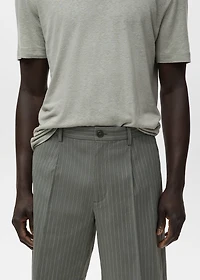 Slim-fit chino cotton bermuda shorts