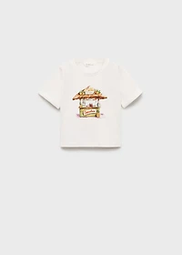 Tropical print T-shirt