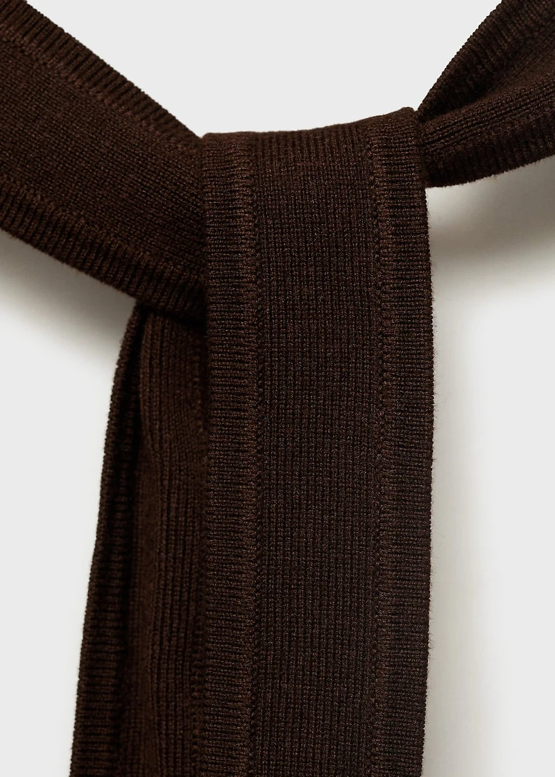 Knit halter top