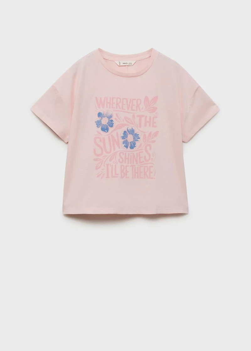 Short-sleeved printed t-shirt