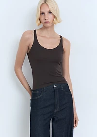 Cotton top with straps
