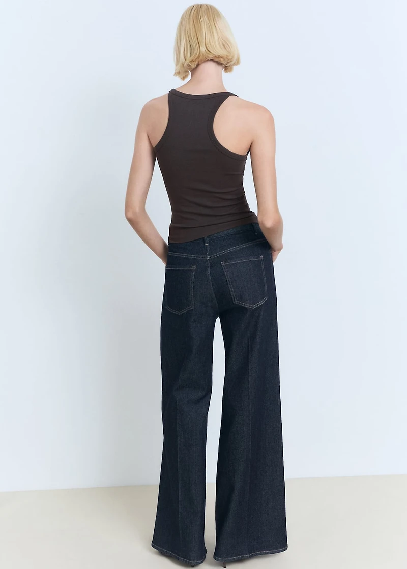 Cotton top with straps