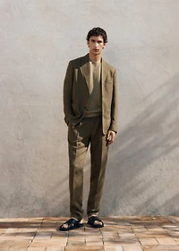 Salerno 100% Linen Slim Fit Suit Pants
