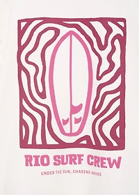 Surf printed t-shirt