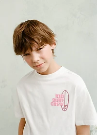 Surf printed t-shirt